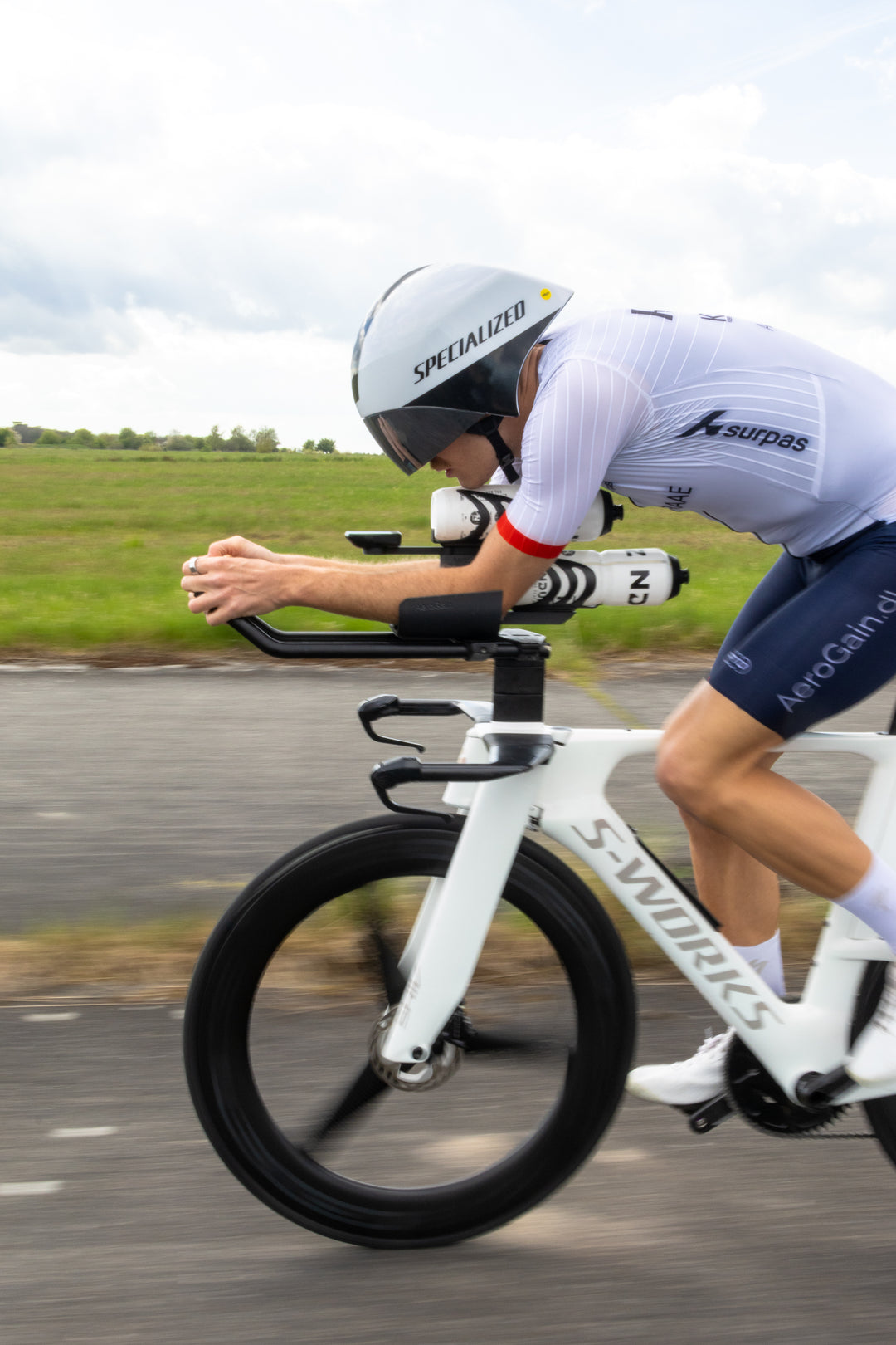 Sistema AeroGain Double Bottle BTA con braccioli alti